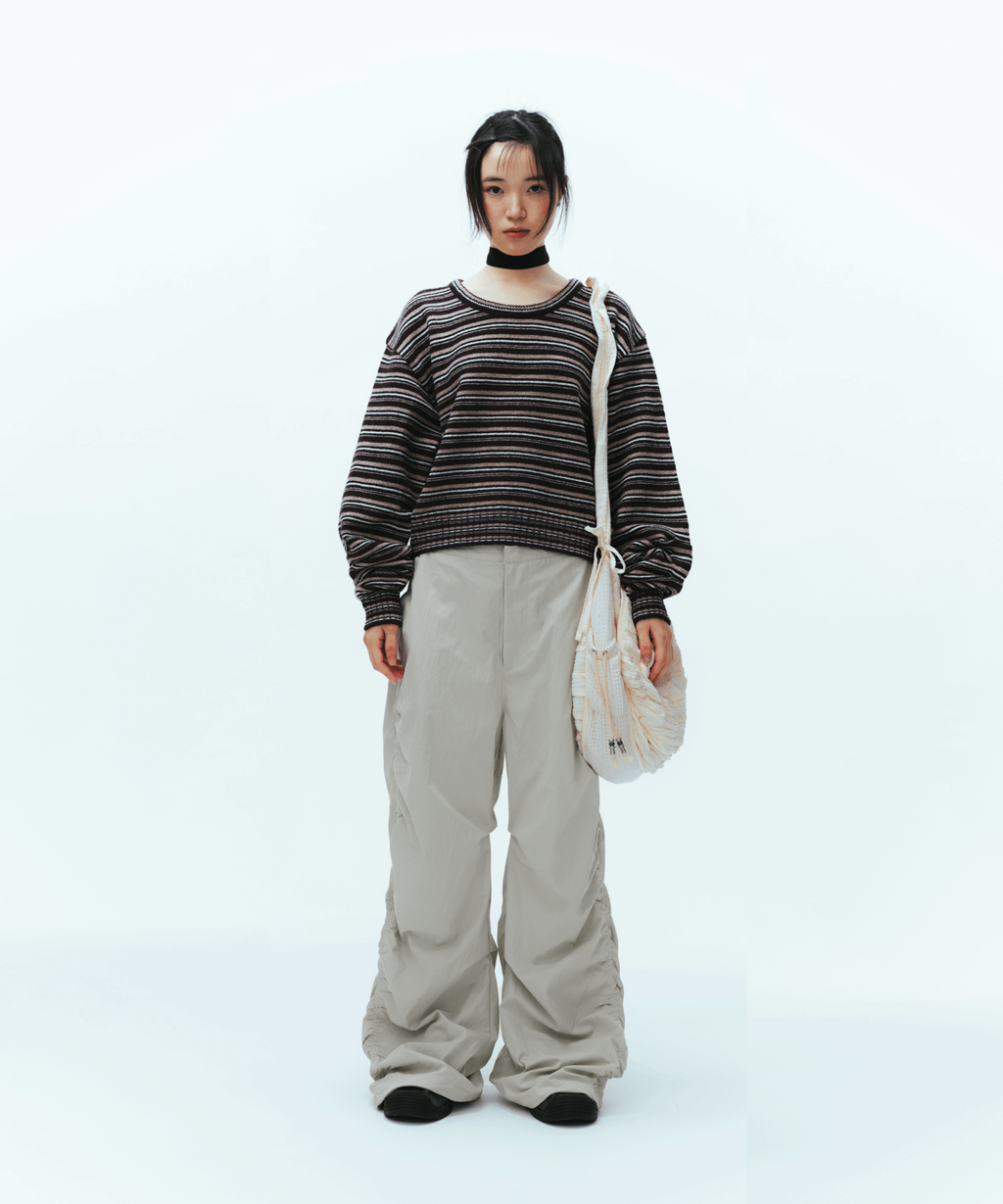 Coyseio - Coy Stripe Knit (Brown) product image 1 | TRAB K-Fashion Australia