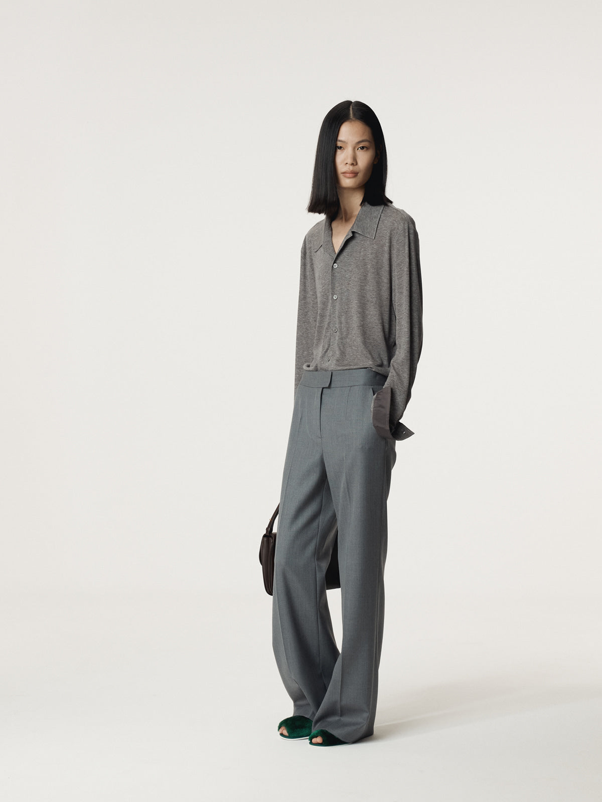 Recto - Rc Signature Flare Pants (Dark Grey) product image 3 | TRAB K-Fashion Australia
