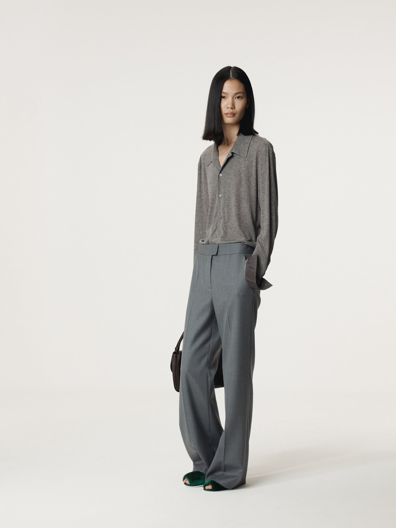 Recto - Rc Signature Flare Pants (Dark Grey) product image 3 | TRAB K-Fashion Australia