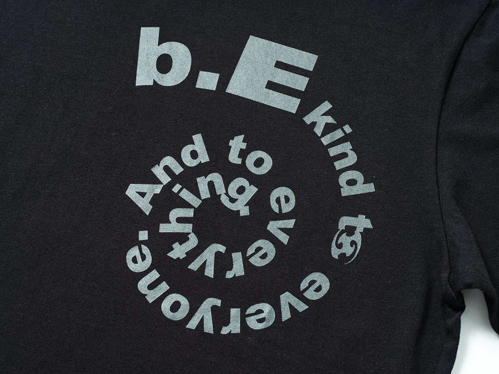 San San Gear - San San X B.E Swirl T-Shirt (Black) product image 6 | TRAB K-Fashion Australia