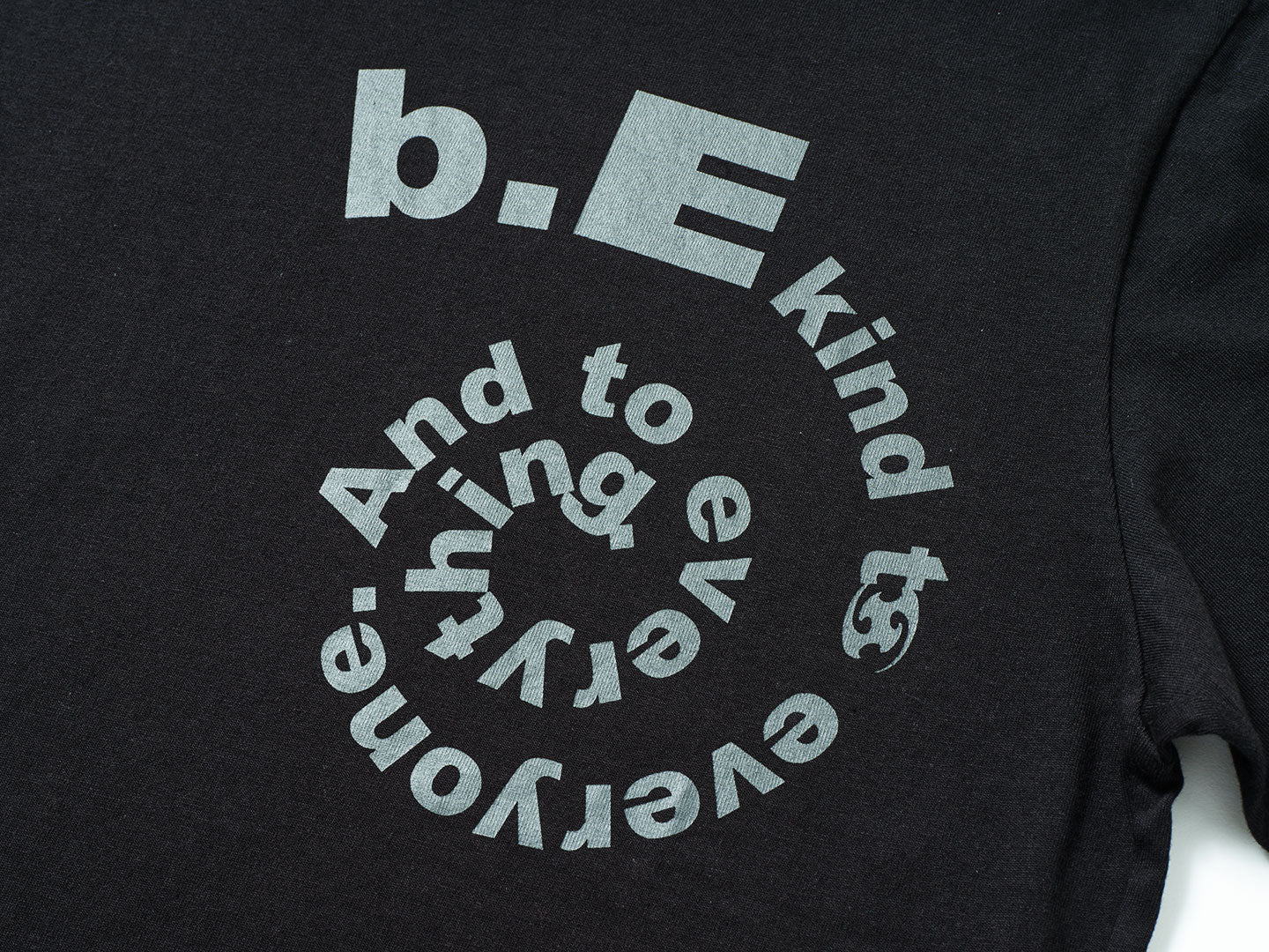 San San Gear - San San X B.E Swirl T-Shirt (Black) product image 6 | TRAB K-Fashion Australia