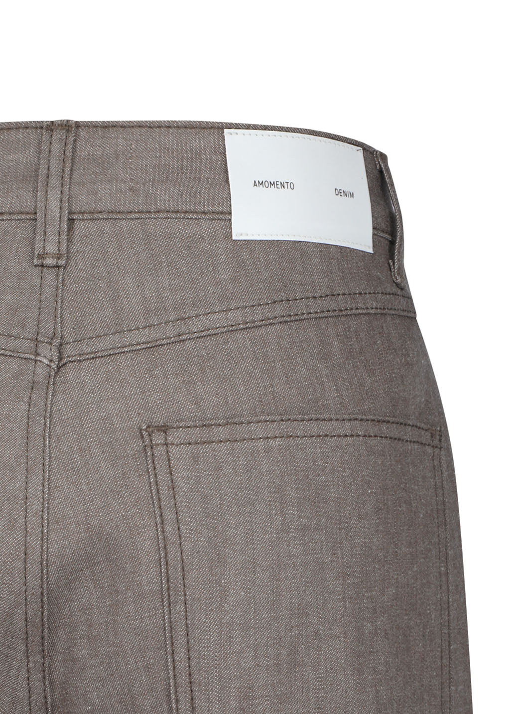 Amomento - Colored Straight Fit Denim (Brown) product image 8 | TRAB K-Fashion Australia