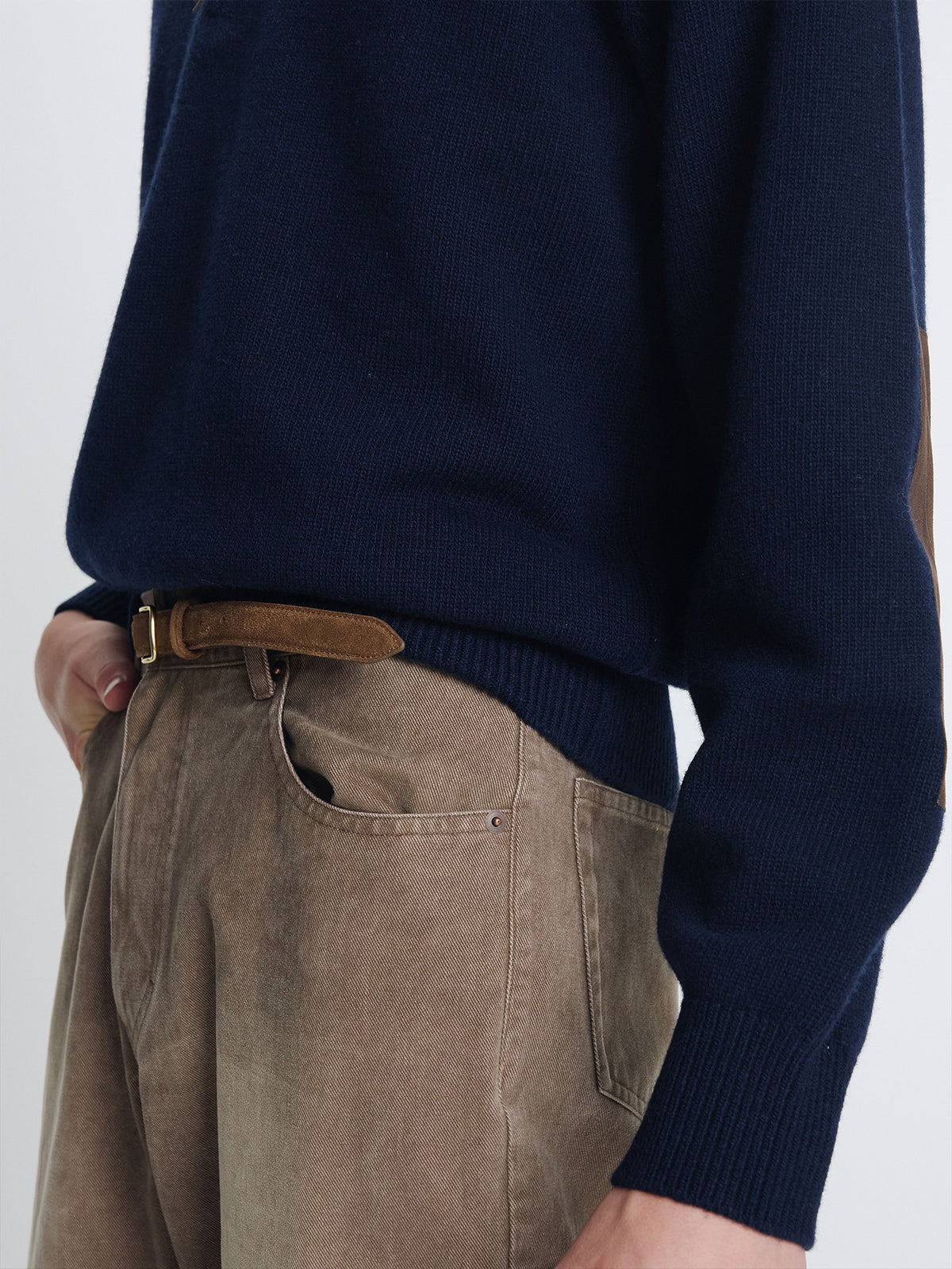 Tonywack - Merino Wool Half-Zip Jumper (Navy) product image 8 | TRAB K-Fashion Australia