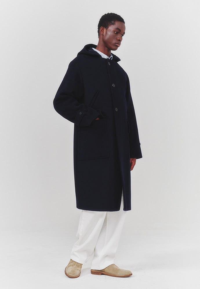 Art if acts - Hooded Coat (Navy) product image 5 | TRAB K-Fashion Australia