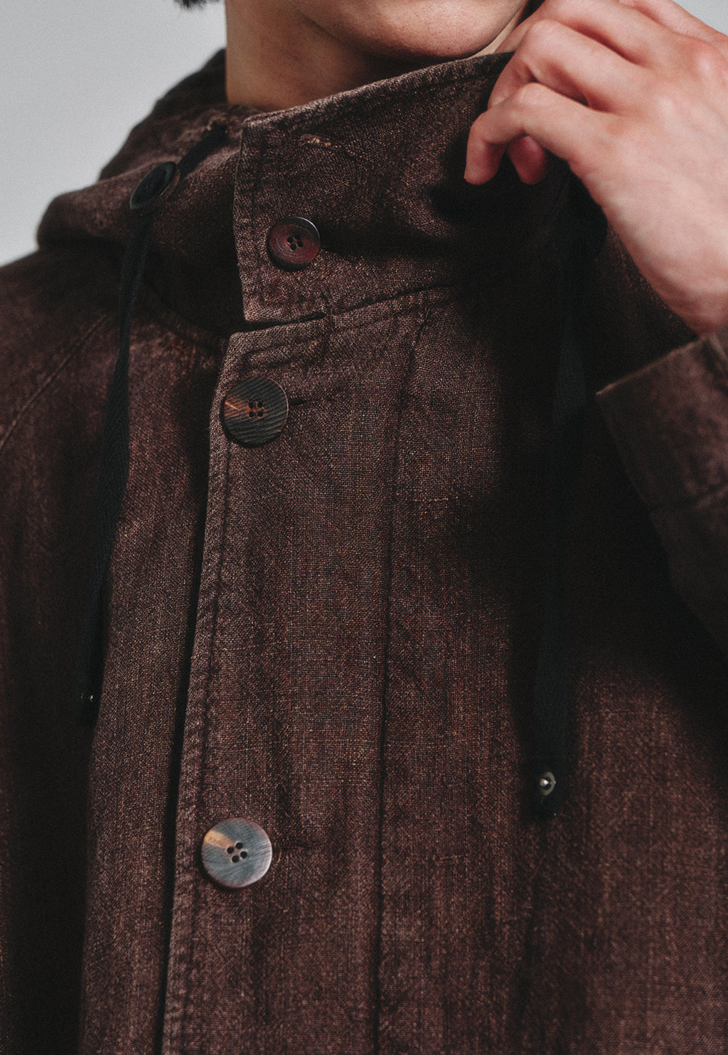 Art if acts - Linen Military Parka (Wood) product image 6 | TRAB K-Fashion Australia