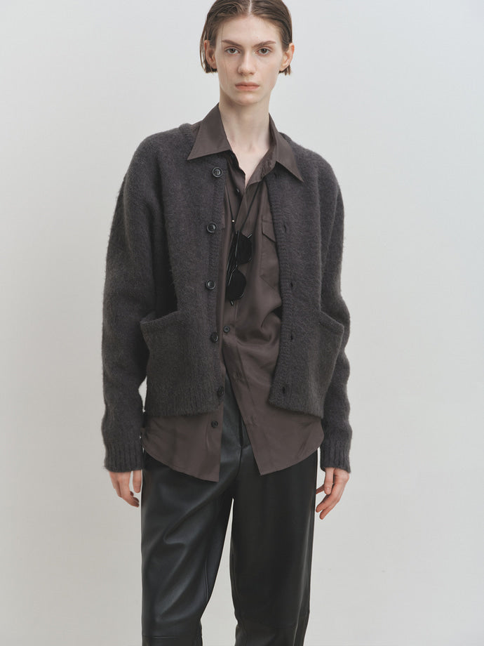 Tonywack - Alpaca Jacquard Knitted Blouson (Grey) product image 5 | TRAB K-Fashion Australia