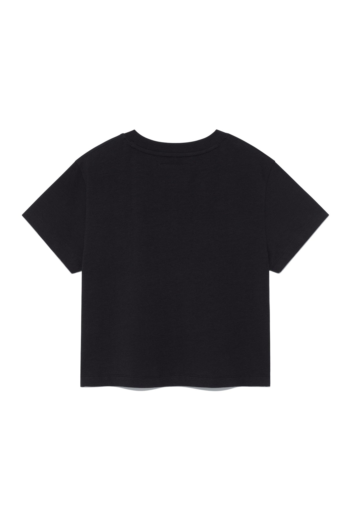 Matin Kim - Pattern Artwork Logo Crop Top (Black) product image 2 | TRAB K-Fashion Australia