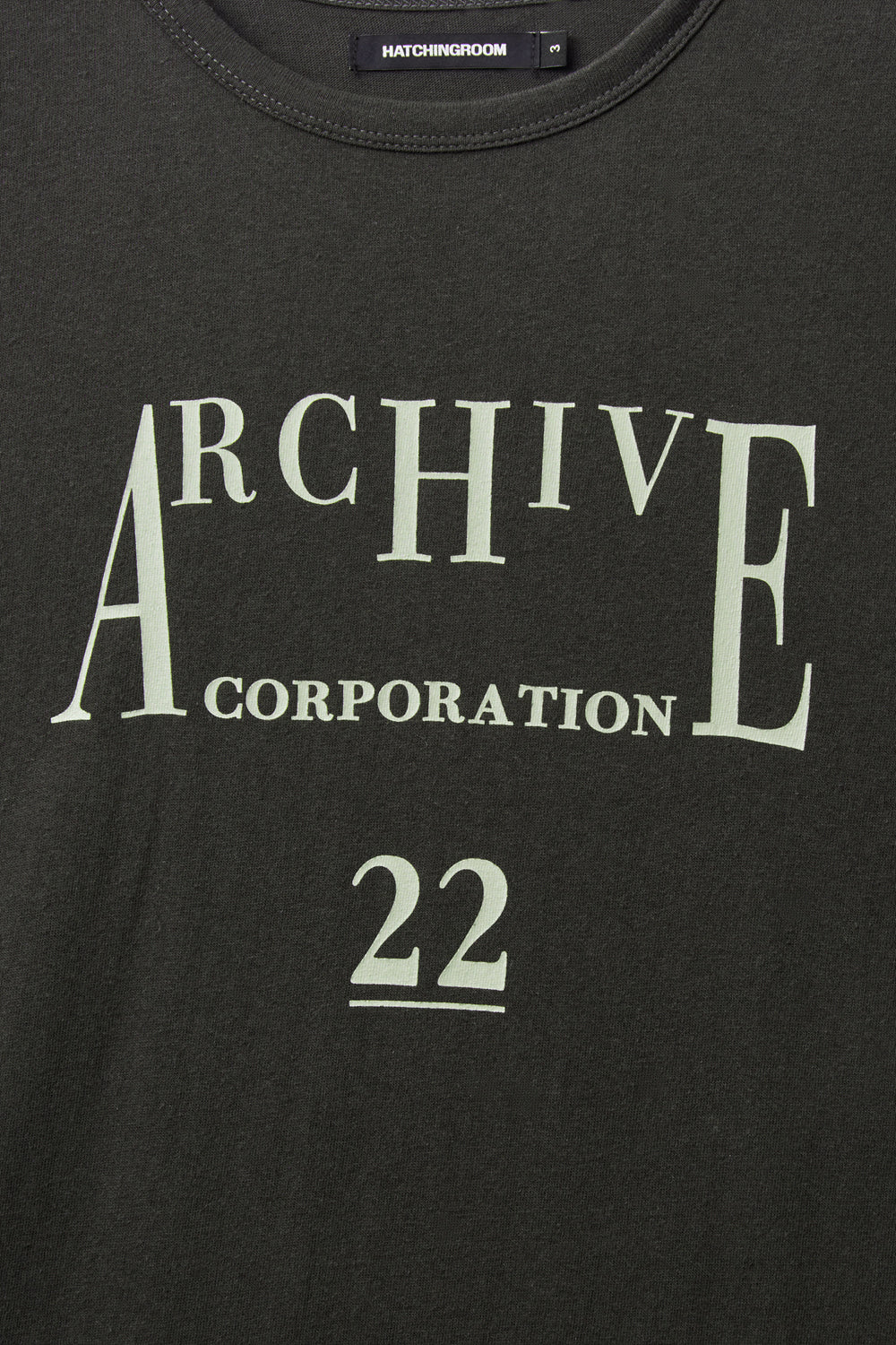 Hatchingroom - Archive Corporation Tee (Charcoal) product image 4 | TRAB K-Fashion Australia