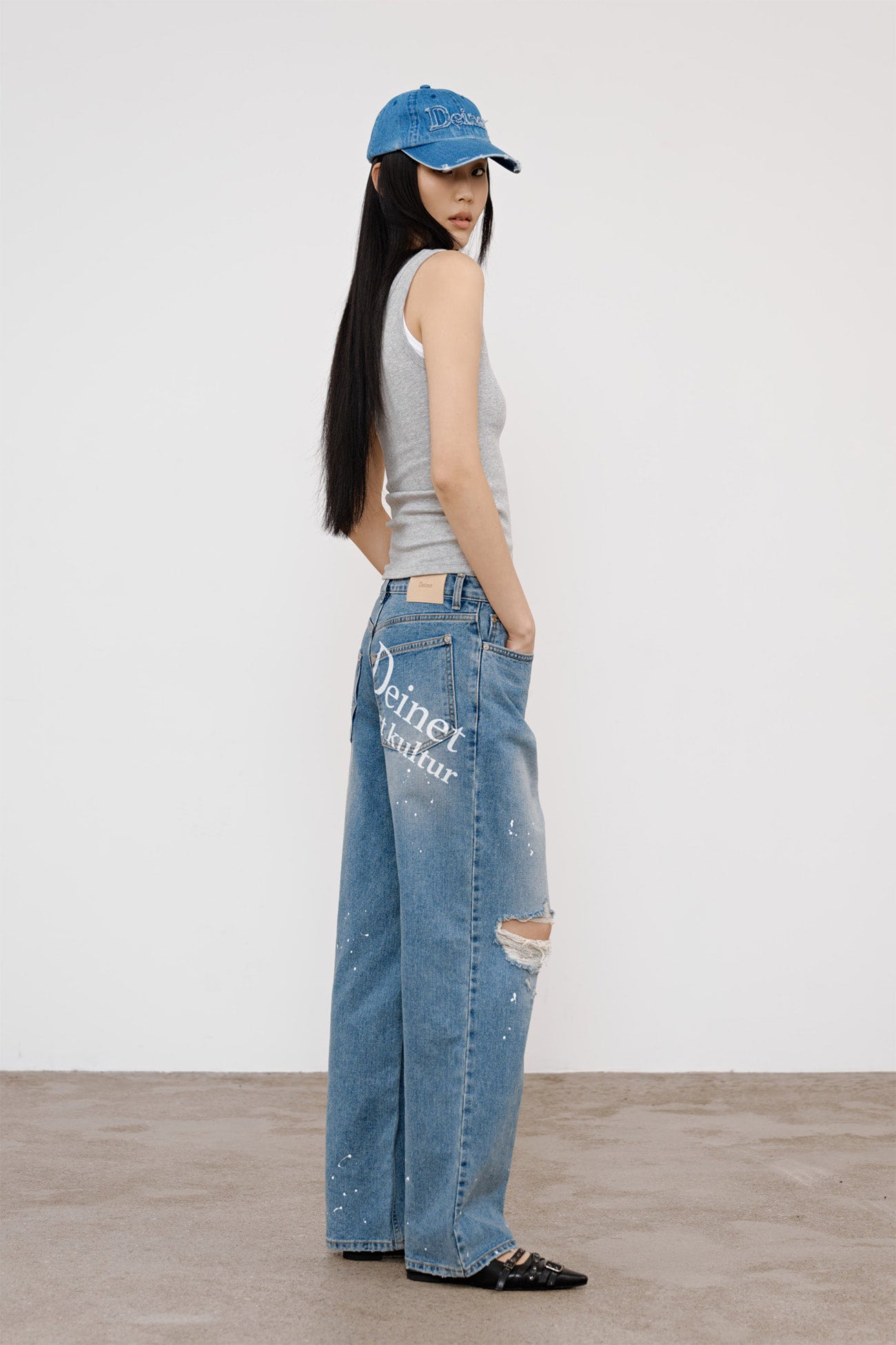 Deinet - Layered Ring Sleeveless (Melange Grey) product image 6 | TRAB K-Fashion Australia