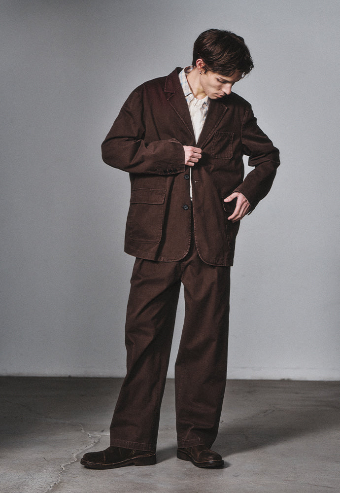 Art if acts - One Tuck Chino Pants (Brown) product image 5 | TRAB K-Fashion Australia