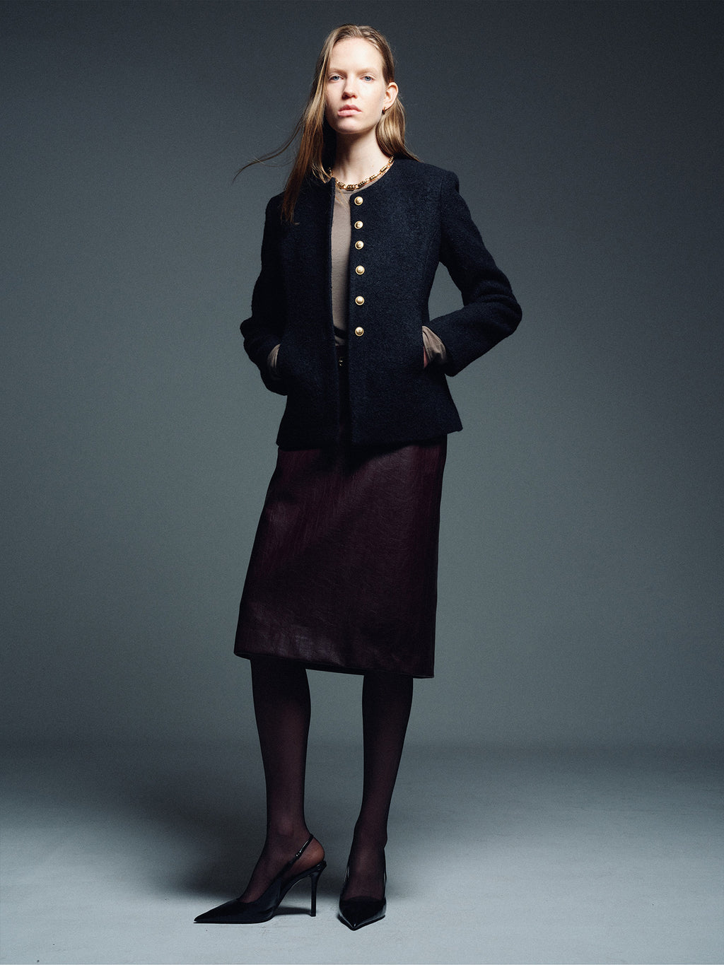 Tonywack - Wool Tweed Jacket (Black) product image 4 | TRAB K-Fashion Australia