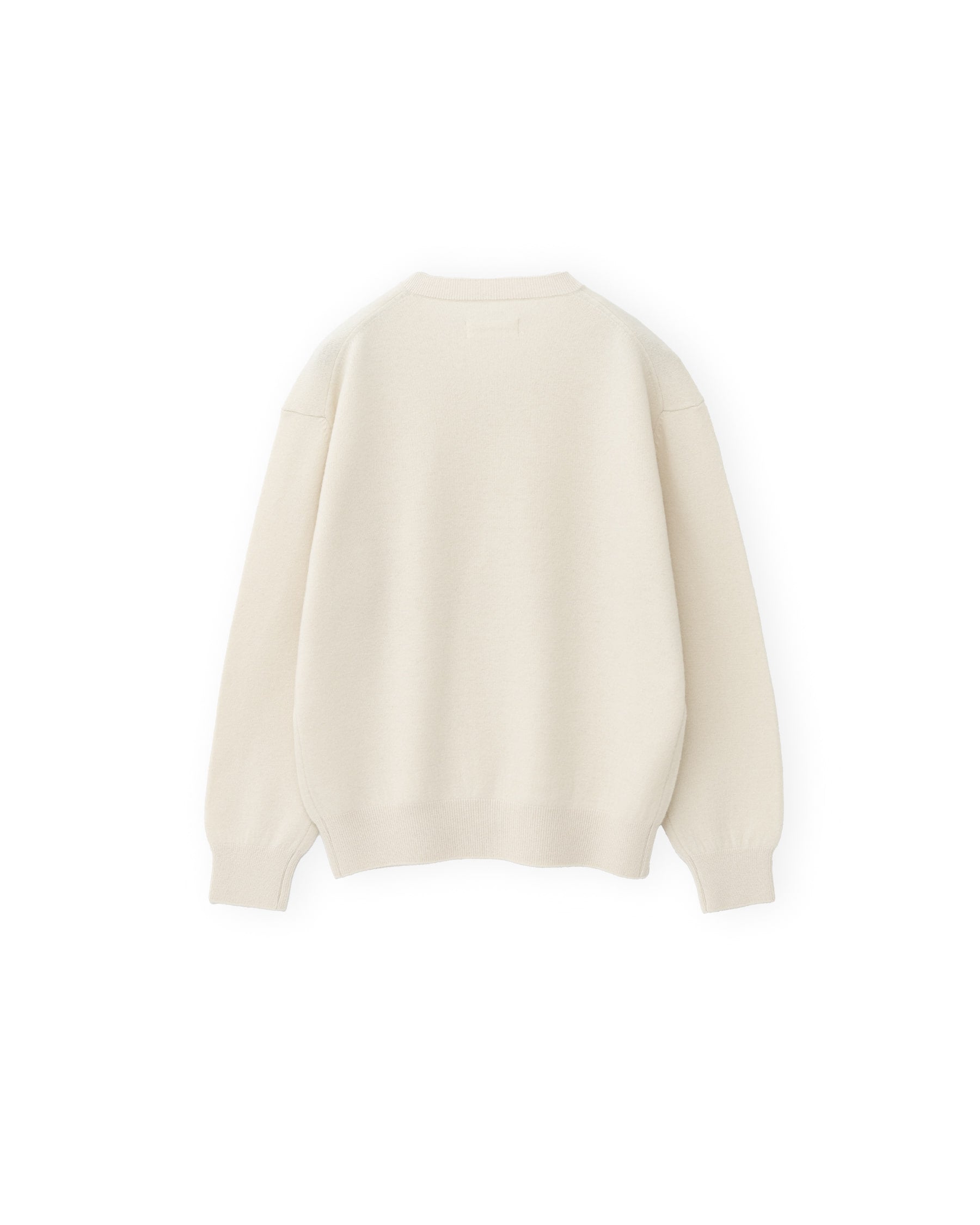 Brownyard - Extra Super Fine V Neck Knit (Ecru) product image 2 | TRAB K-Fashion Australia