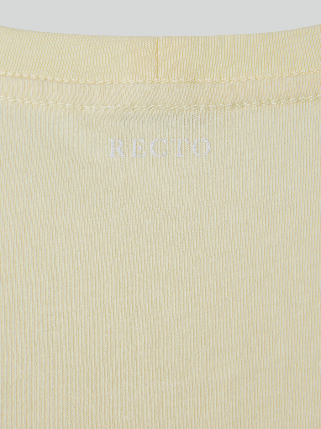 Recto - Compact Cotton T-Shirt (Lemon Yellow) product image 4 | TRAB K-Fashion Australia