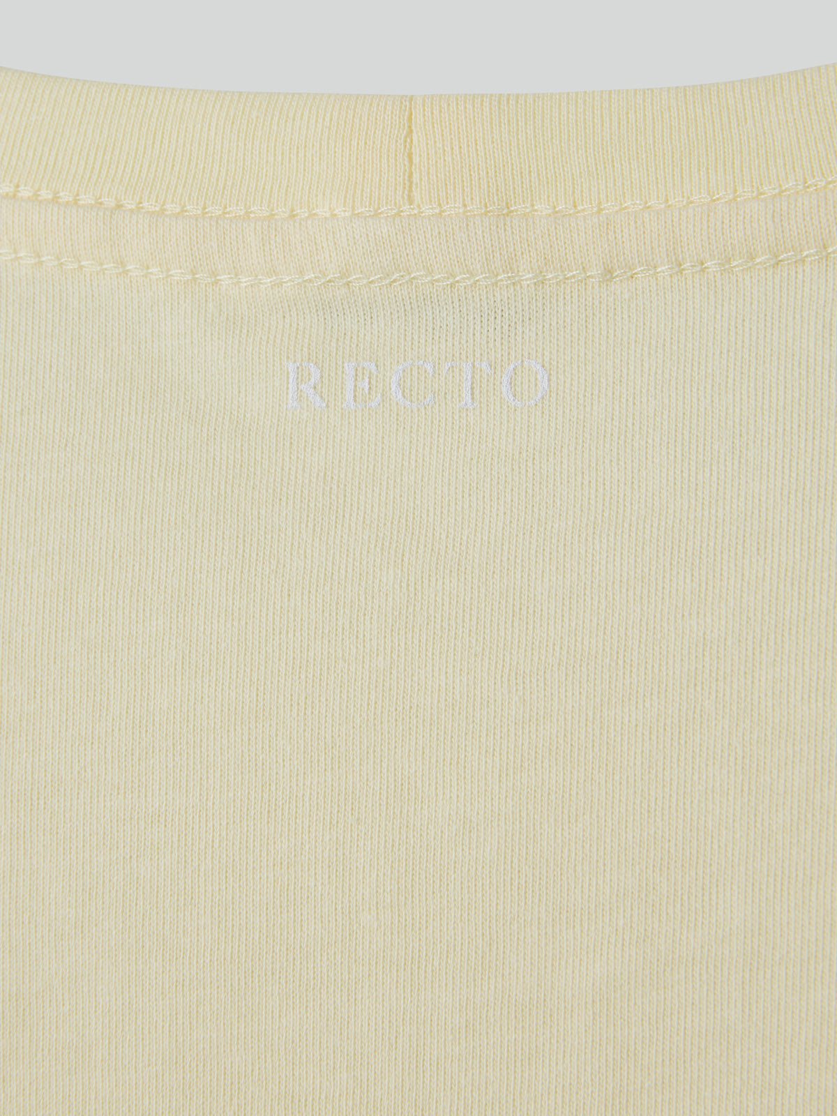 Recto - Compact Cotton T-Shirt (Lemon Yellow) product image 4 | TRAB K-Fashion Australia