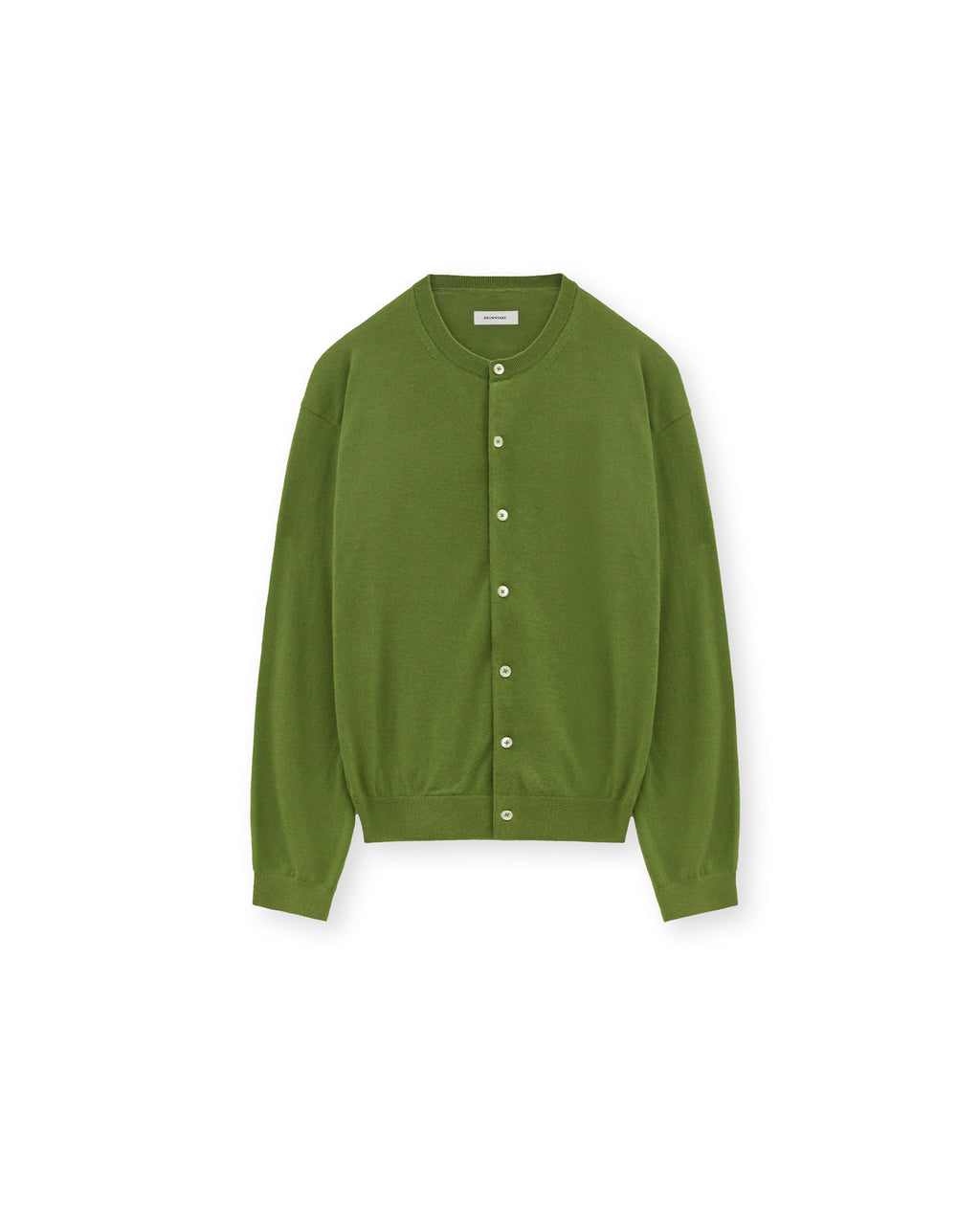 Brownyard - [Pre-Order – Ships October 14] Super Light Cashmere Round Cardigan (Green) product image 6 | TRAB K-Fashion Australia