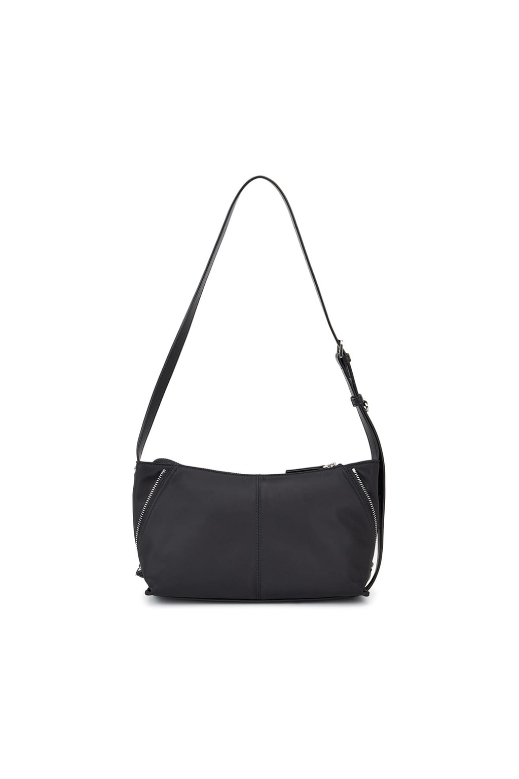 Matin Kim - Side Zipper Fabric Two Way Bag (Black) product image 5 | TRAB K-Fashion Australia