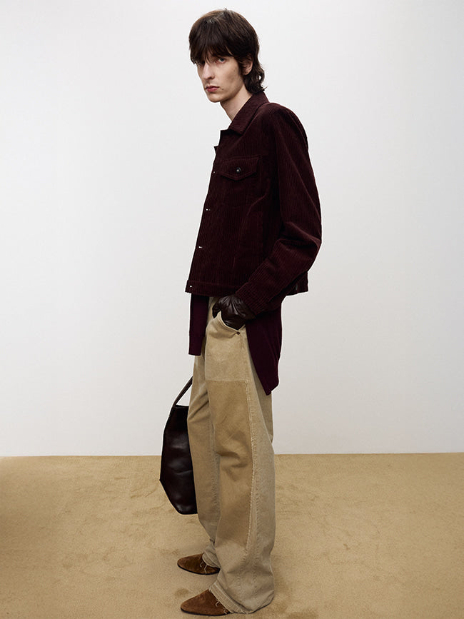 Tonywack - Vintage Effect Flared Carpenter Pants (Faded Beige) product image 7 | TRAB K-Fashion Australia