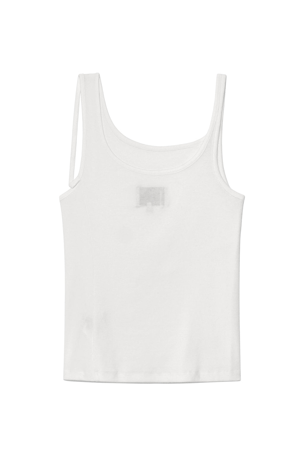 Matin Kim - Unbalance Tuck Sleeveless Top (White) product image 2 | TRAB K-Fashion Australia