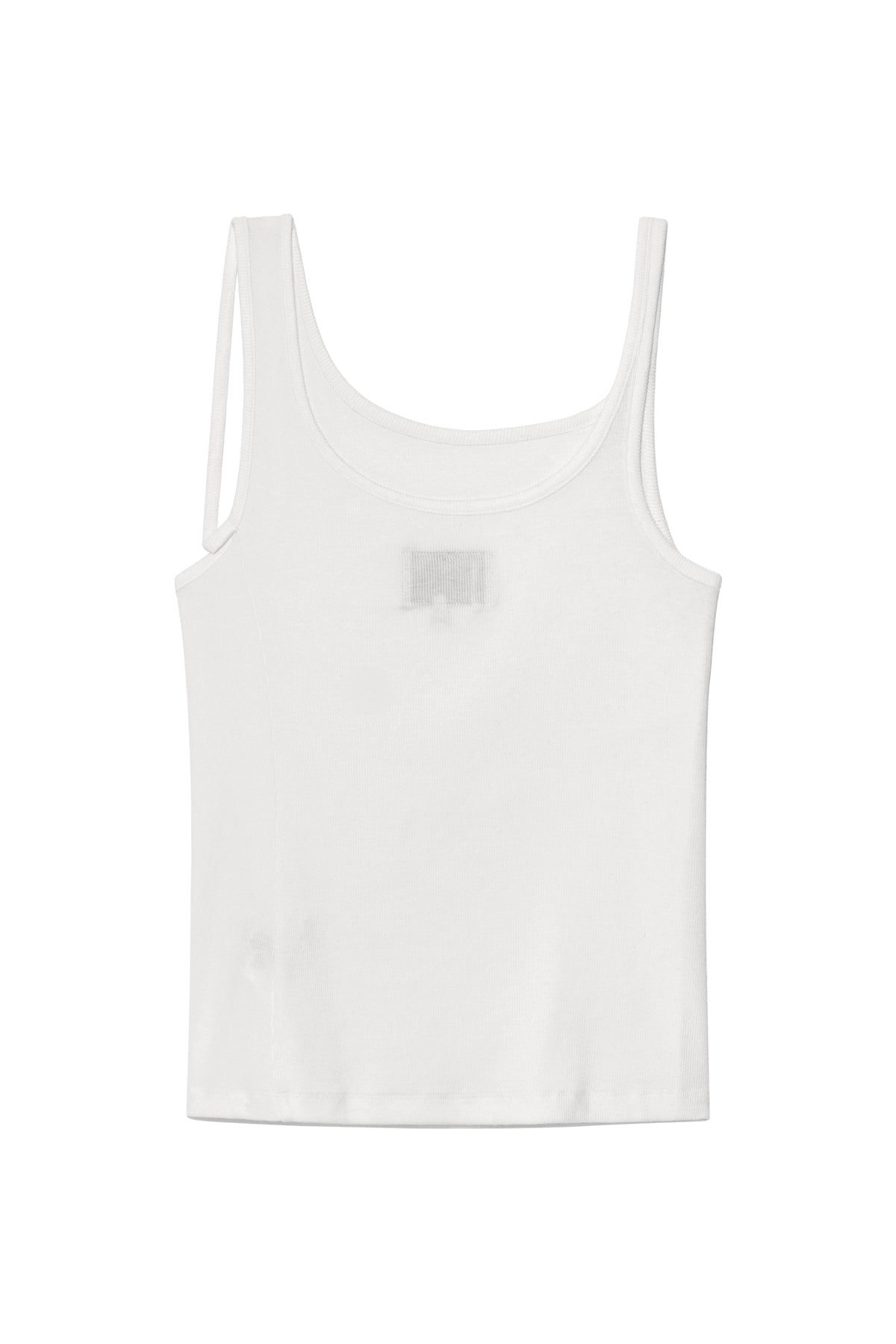 Matin Kim - Unbalance Tuck Sleeveless Top (White) product image 2 | TRAB K-Fashion Australia