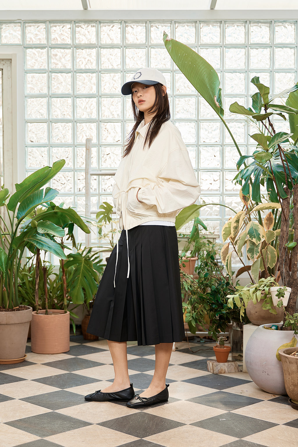 Matin Kim - Layered Point String Light Jumper (Ivory) product image 13 | TRAB K-Fashion Australia