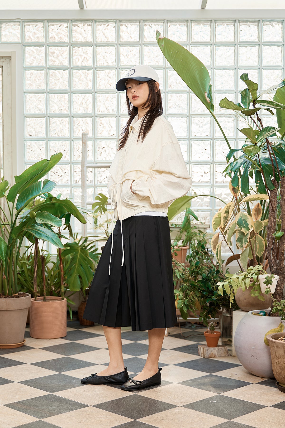 Matin Kim - Layered Point String Light Jumper (Ivory) product image 13 | TRAB K-Fashion Australia