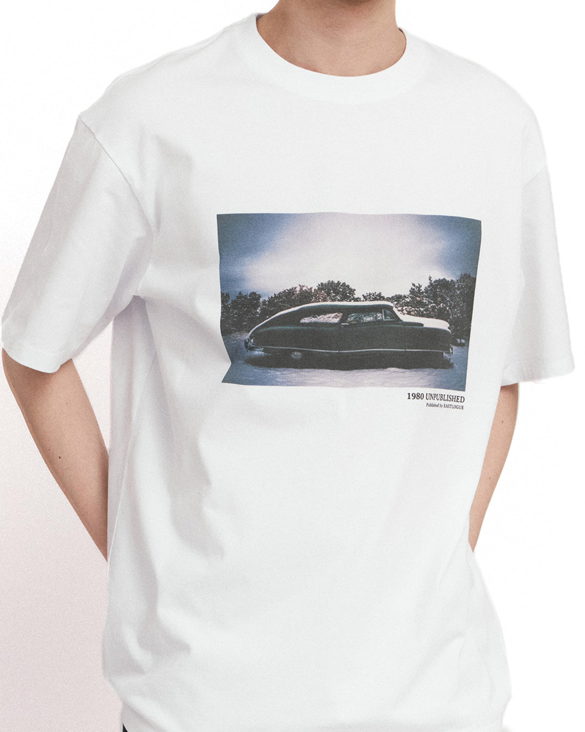 Eastlogue - Vintage Photo Piece T-shirt (White) product image 2 | TRAB K-Fashion Australia