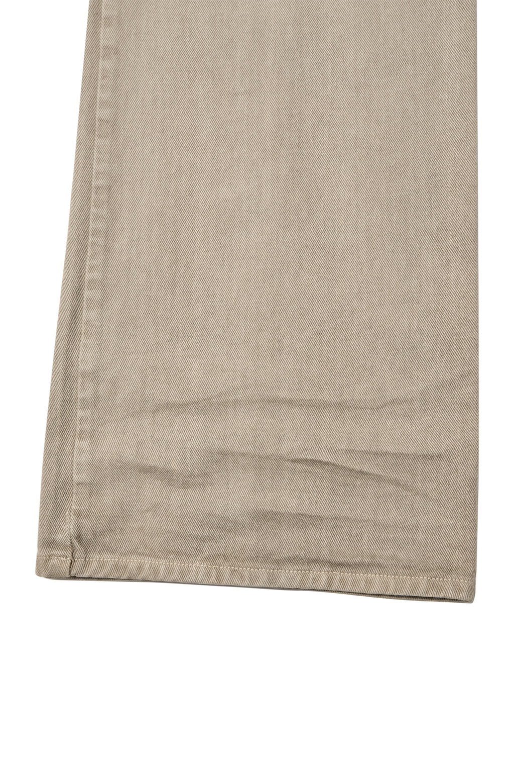 Matin Kim - Back Pintuck Waistless Denim Pants (Light Beige) product image 4 | TRAB K-Fashion Australia