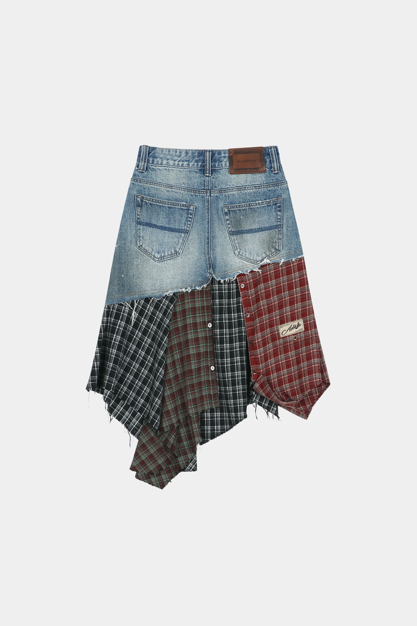 Andersson Bell - Denim Combination Shirt Patchwork Skirt (multi) (Multi) product image 12 | TRAB K-Fashion Australia