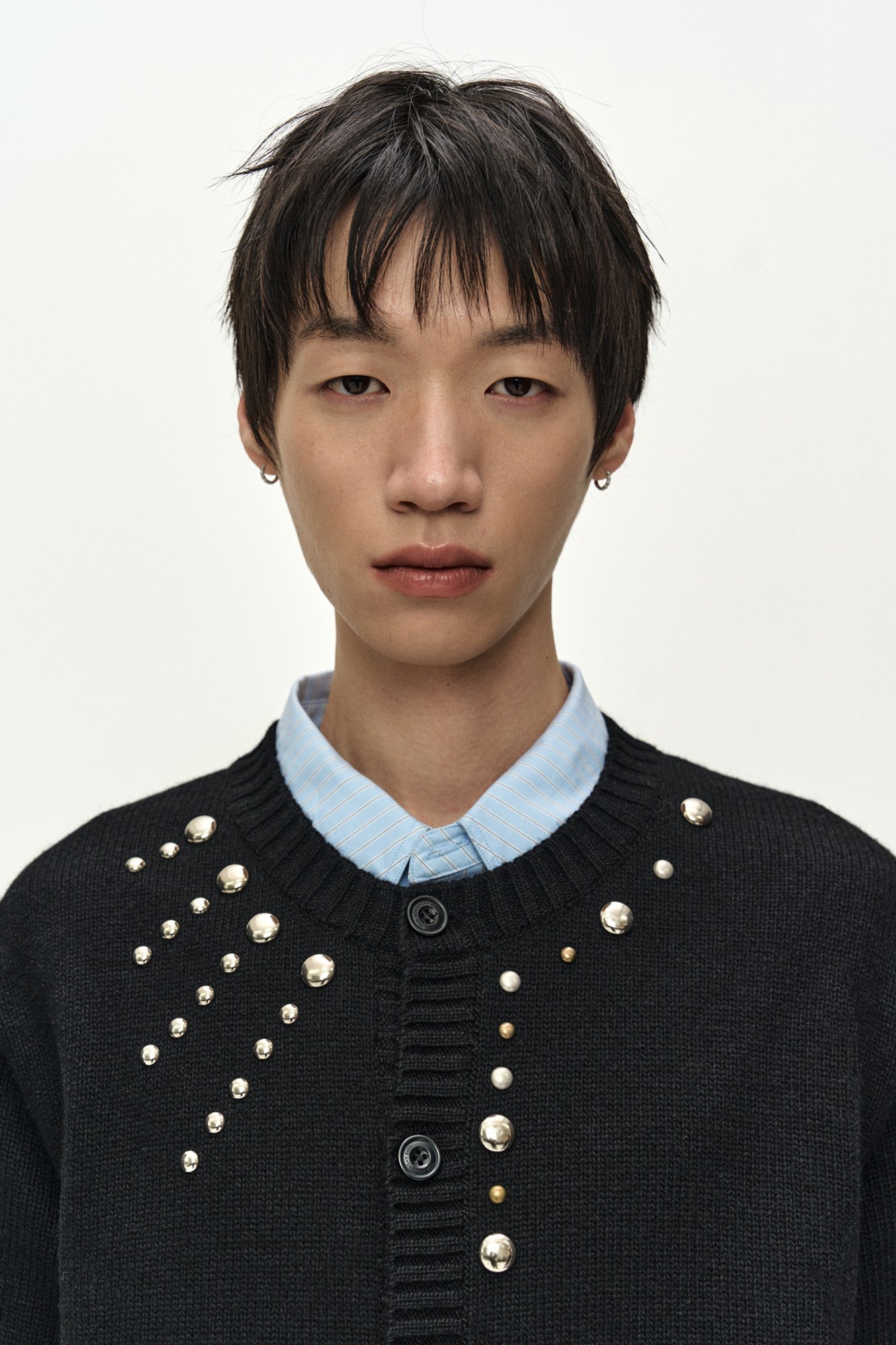 Andersson Bell - Roghen Studded Cardigan (black) (Black) product image 7 | TRAB K-Fashion Australia