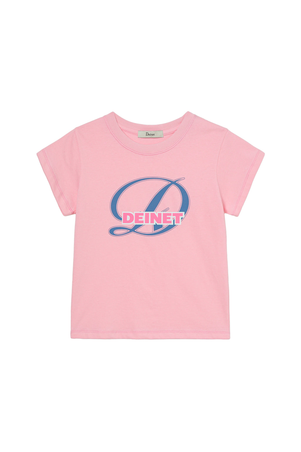 Deinet - Signature Logo Slim T-Shirt (Pink) product image 11 | TRAB K-Fashion Australia