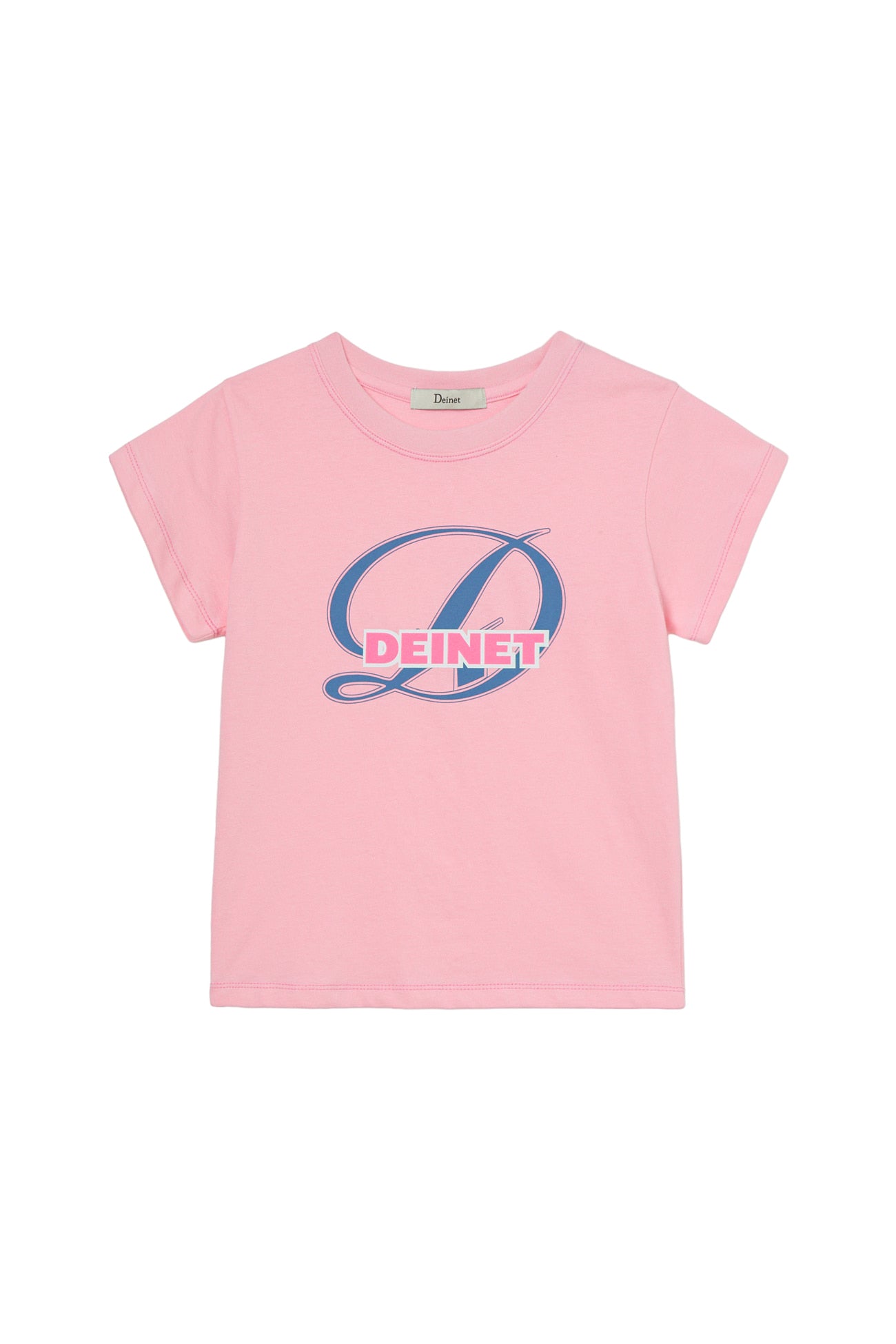 Deinet - Signature Logo Slim T-Shirt (Pink) product image 11 | TRAB K-Fashion Australia