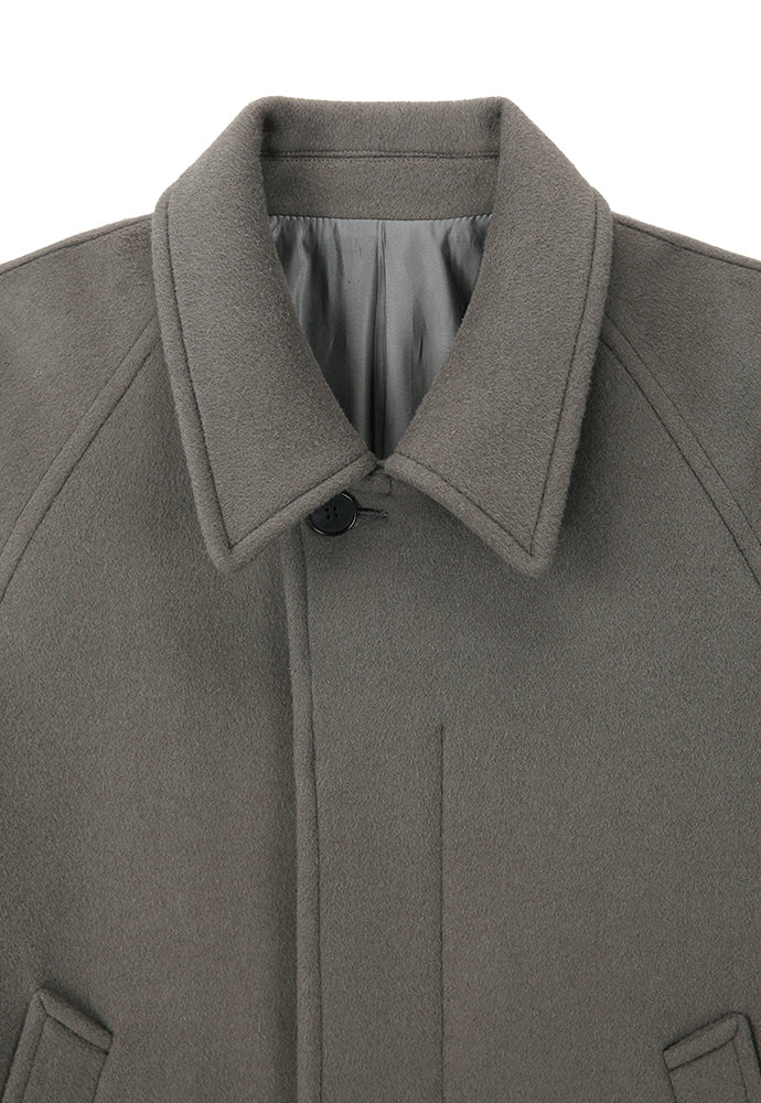 Art if acts - Cashmere Soutien Collar Coat (Moss Grey) product image 18 | TRAB K-Fashion Australia