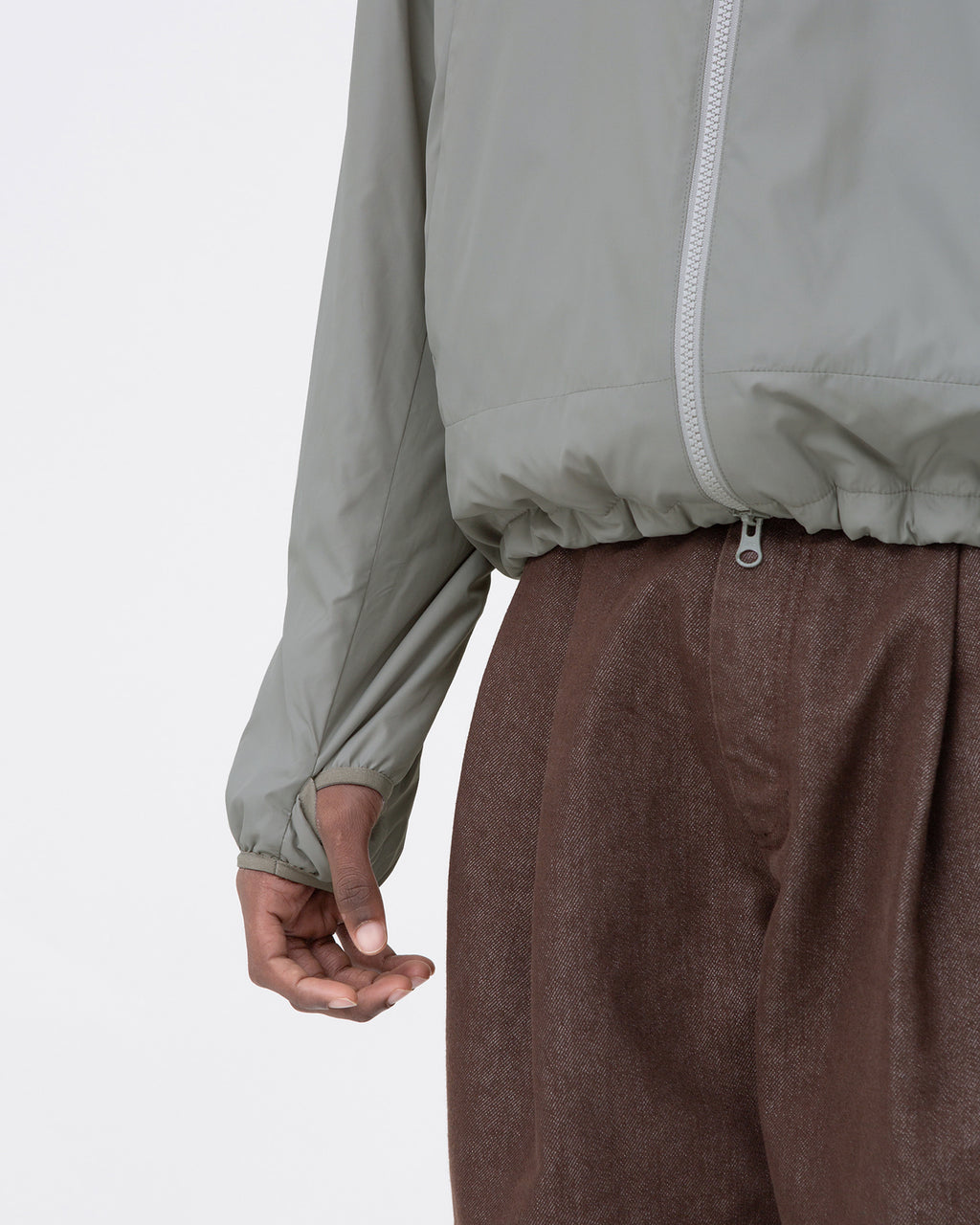 Brownyard - Light Hooded Jacket (Olive Grey) product image 4 | TRAB K-Fashion Australia