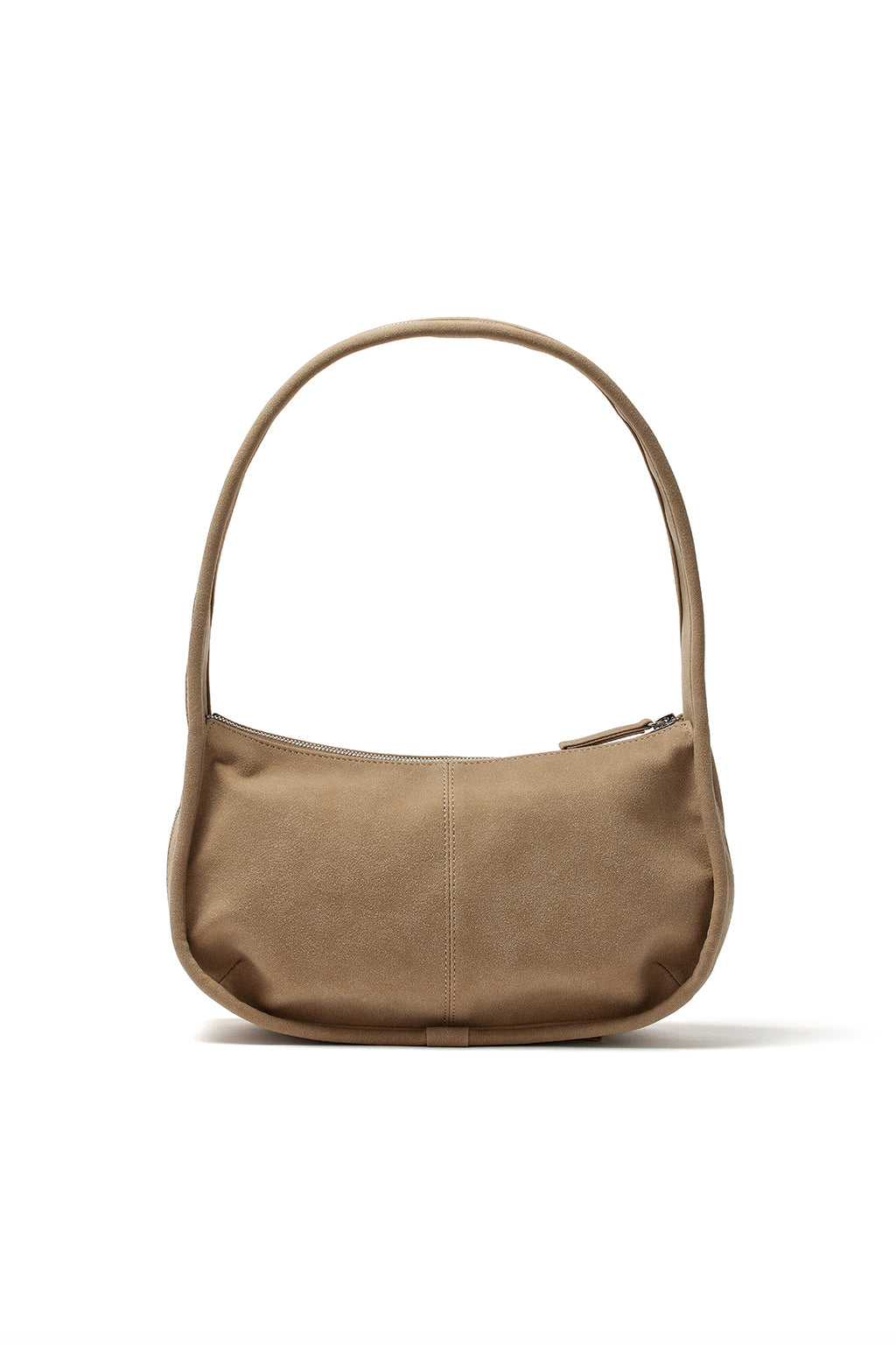 Matin Kim - Zip Around Suede Shoulder Bag (Beige) product image 5 | TRAB K-Fashion Australia