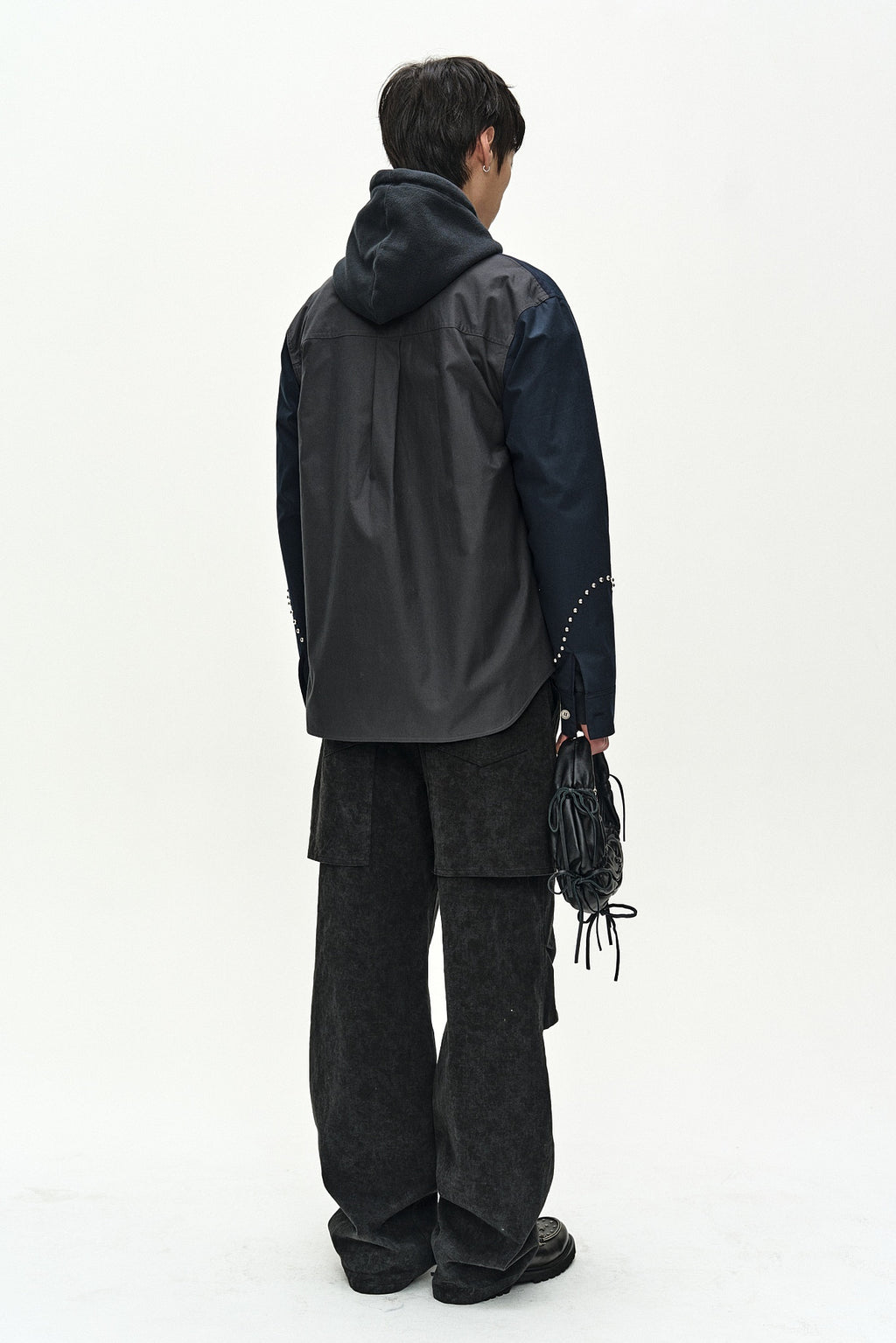 Andersson Bell - Roghen Studded Shirt (Dark Navy) product image 3 | TRAB K-Fashion Australia