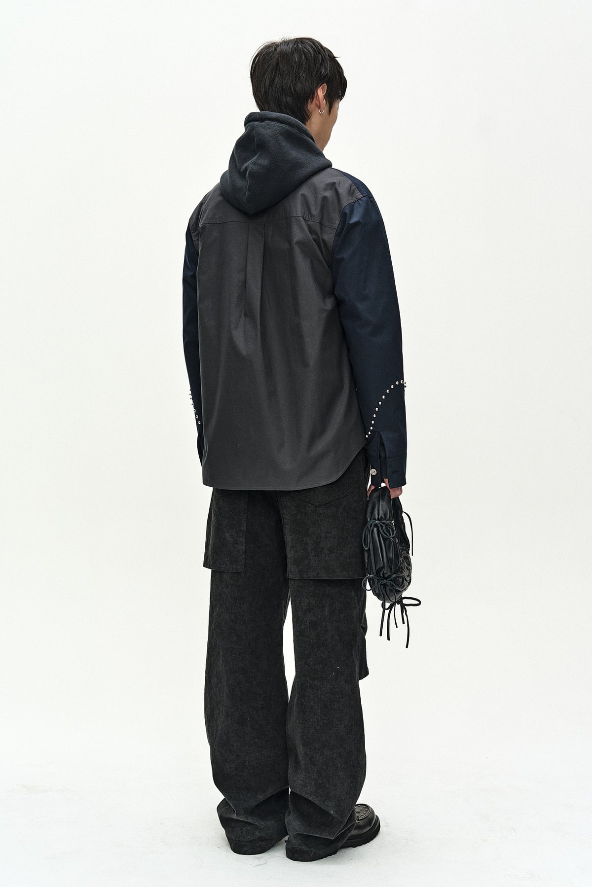 Andersson Bell - Roghen Studded Shirt (Dark Navy) product image 3 | TRAB K-Fashion Australia