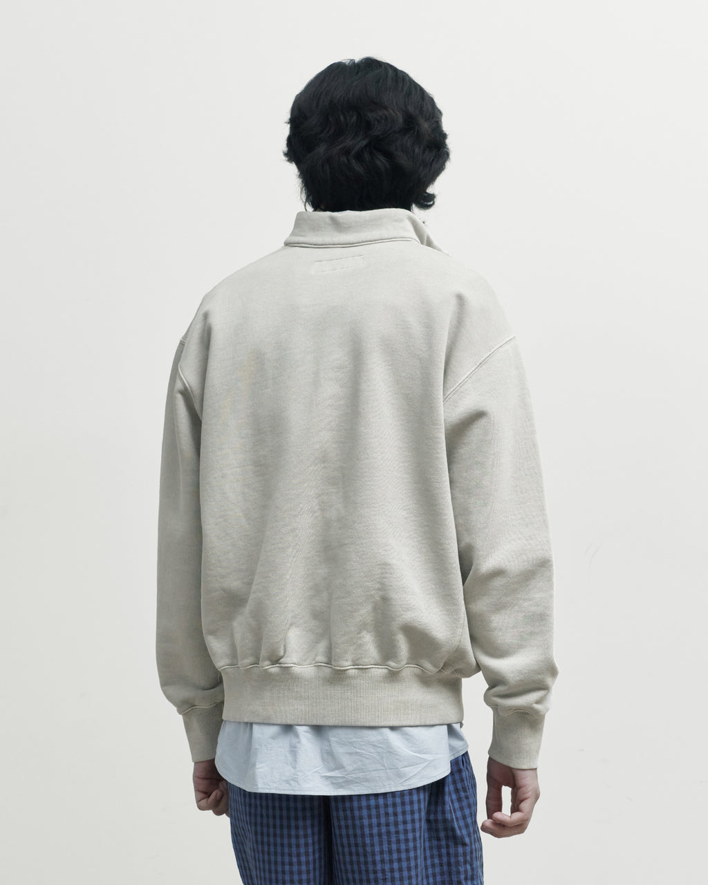 Brownyard - Sweat Half Zip Up (Stone) product image 4 | TRAB K-Fashion Australia