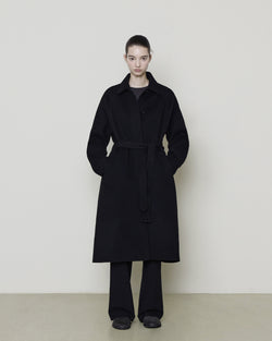 Brownyard - Handmade Belted Coat (Black) product image 1 | TRAB K-Fashion Australia