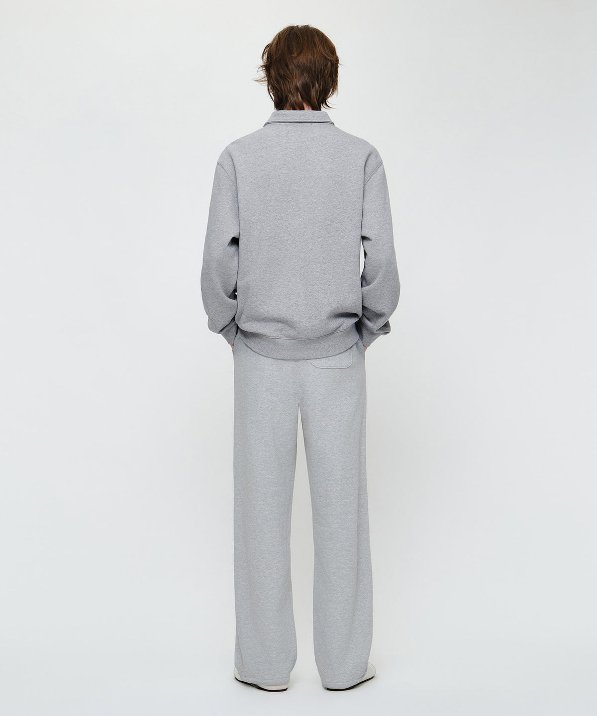 Marithe & Francois Girbaud - Classic Logo Sweat Pants (Heather Gray) product image 5 | TRAB K-Fashion Australia