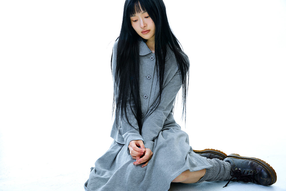 Coyseio - Mori Knee Socks (Charcoal) product image 4 | TRAB K-Fashion Australia
