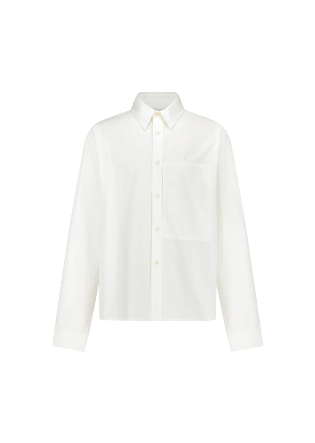 Amomento - Basic Pocket Shirt (Ivory) product image 5 | TRAB K-Fashion Australia