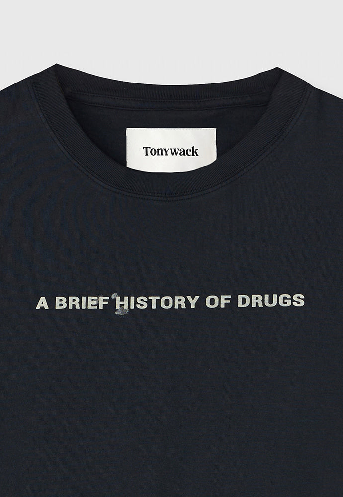 Tonywack - Drug Reference Garment Dyeing T-Shirt (Black Pigment) product image 10 | TRAB K-Fashion Australia