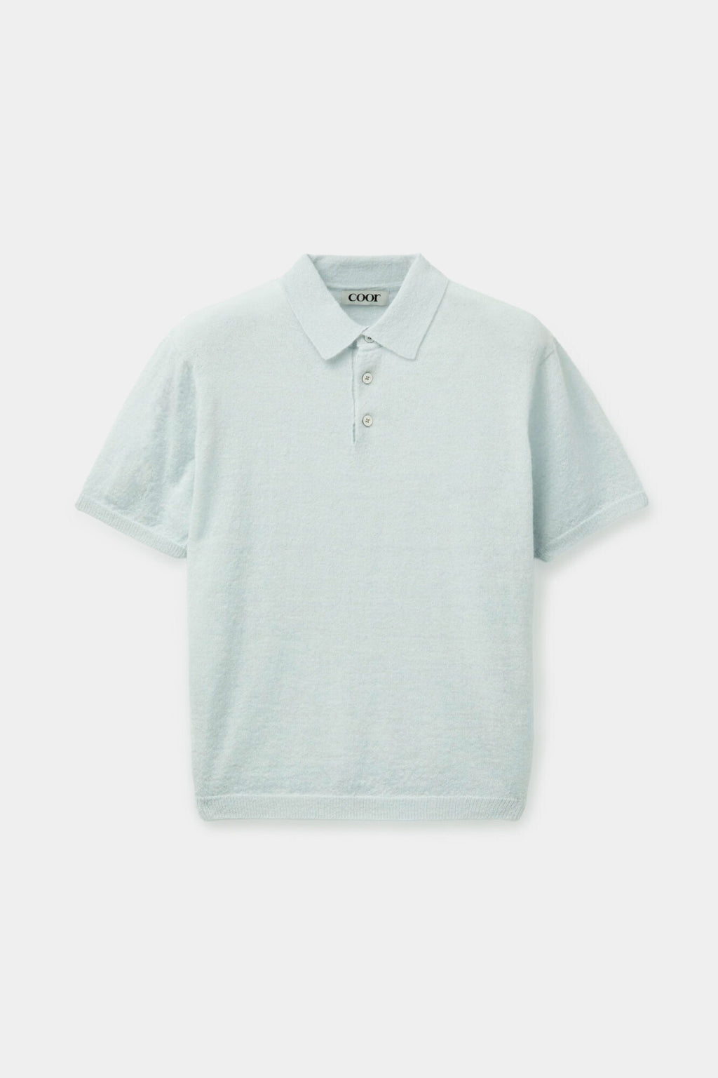 Coor - Haily Alpaca Blend Polo Knit (Light Blue) product image 1 | TRAB K-Fashion Australia