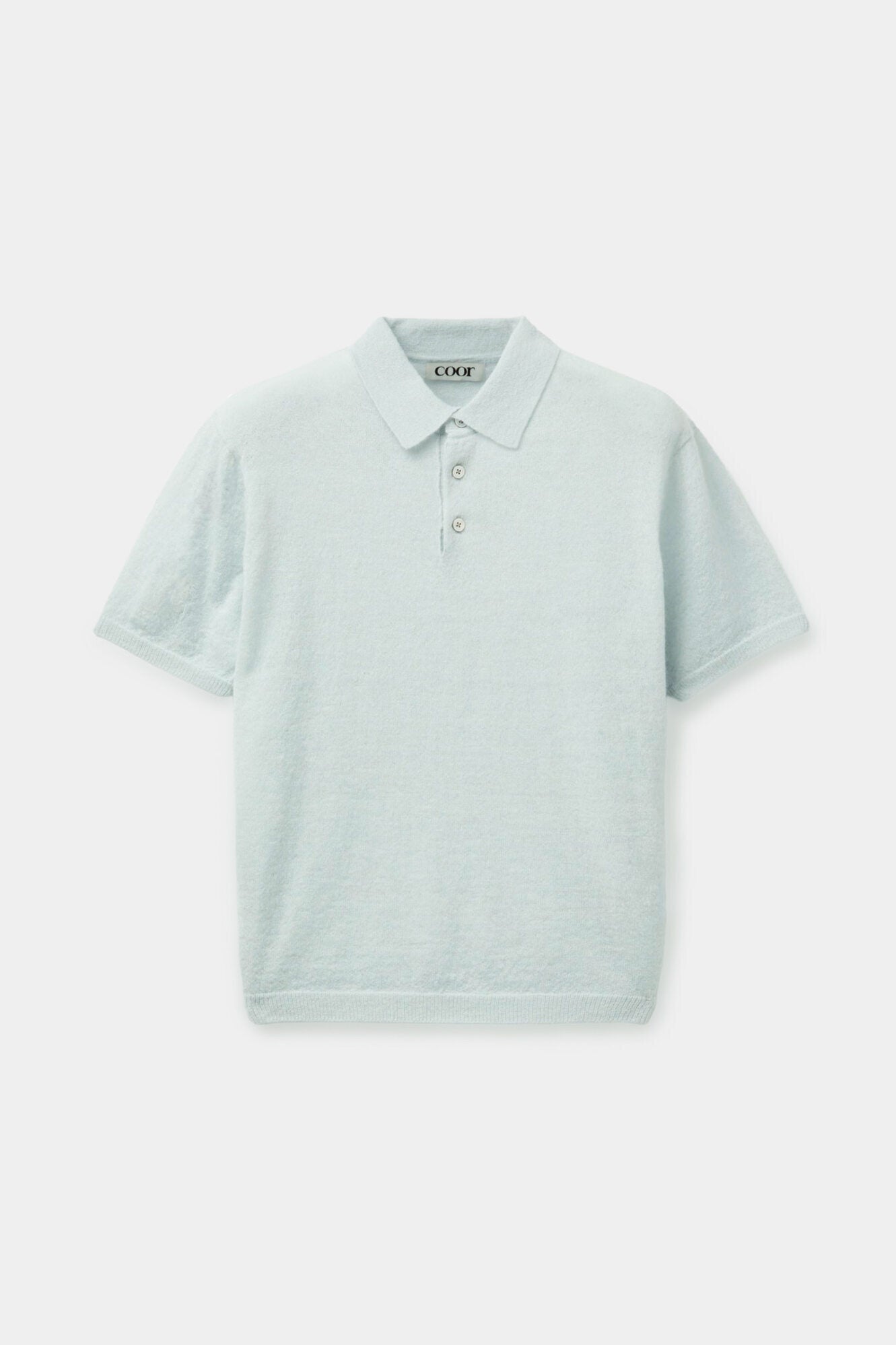 Coor - Haily Alpaca Blend Polo Knit (Light Blue) product image 1 | TRAB K-Fashion Australia