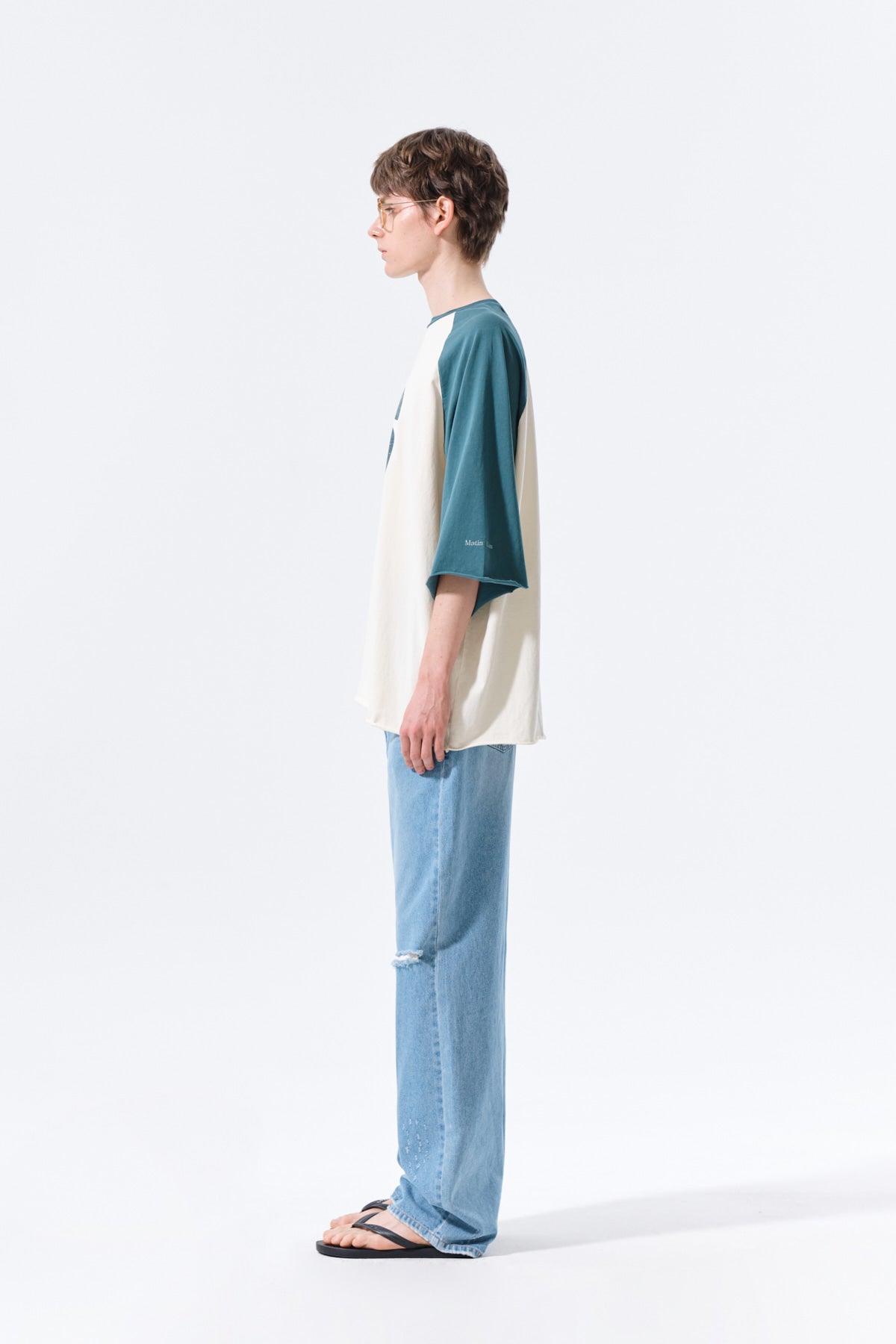Matin Kim - Raw Edge Raglan Top (Cream) product image 12 | TRAB K-Fashion Australia