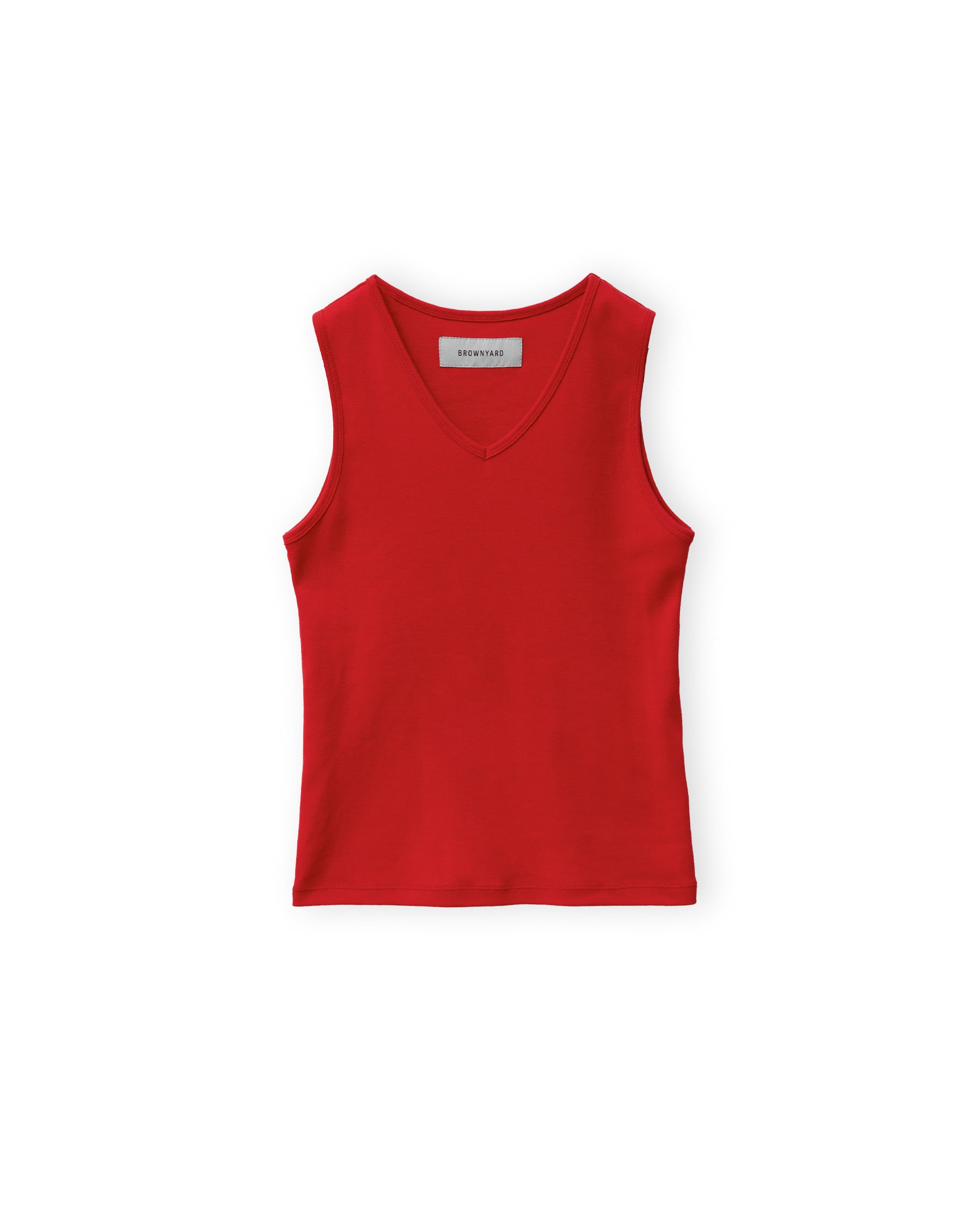 Brownyard - V Neck Top Sleeveless (Red) product image 4 | TRAB K-Fashion Australia