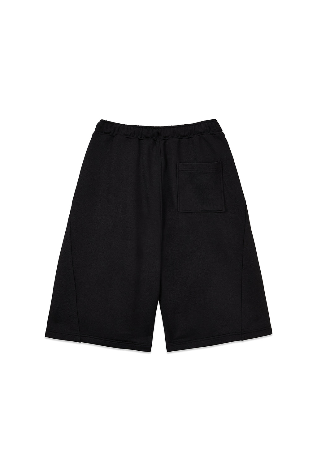 Matin Kim - Back Pocket Glitter Bermuda Sweatpants (Black) product image 3 | TRAB K-Fashion Australia