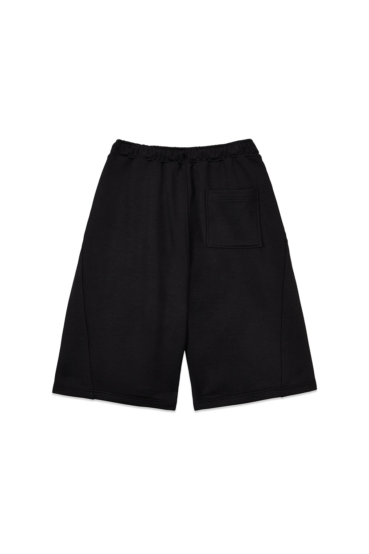 Matin Kim - Back Pocket Glitter Bermuda Sweatpants (Black) product image 3 | TRAB K-Fashion Australia