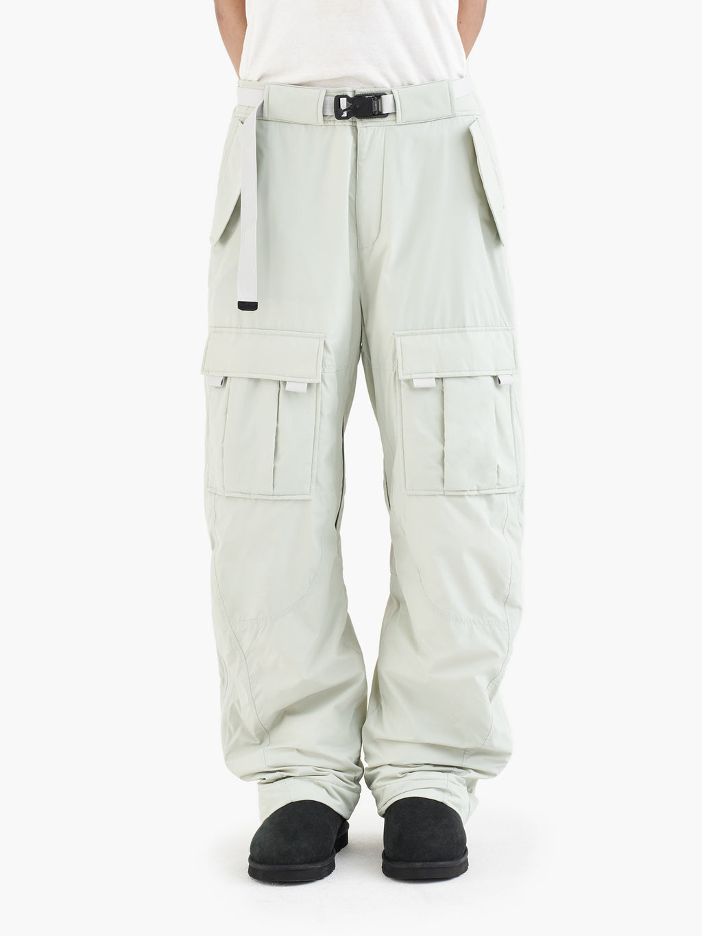 Jiyong Kim - Multi Pocket Insulate Trousers (Sage Green) product image 4 | TRAB K-Fashion Australia