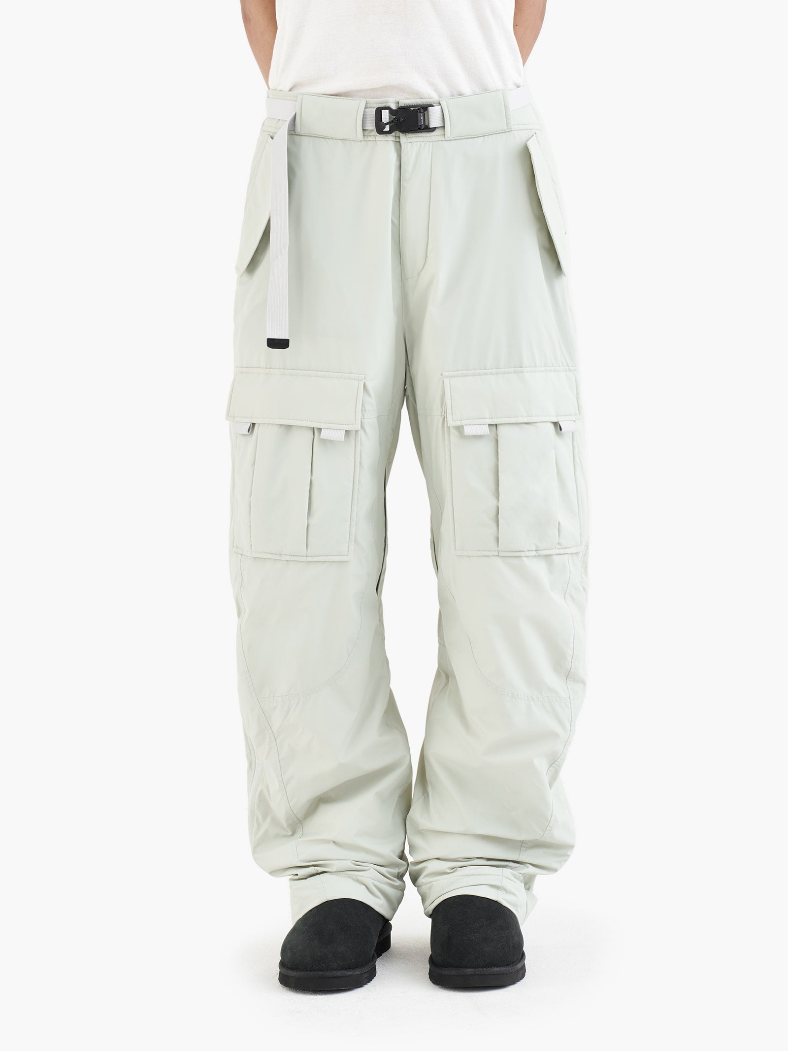 Jiyong Kim - Multi Pocket Insulate Trousers (Sage Green) product image 4 | TRAB K-Fashion Australia